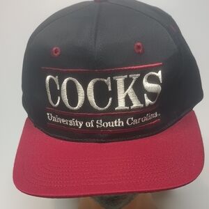 Vintage University Of South Carolina Gamecocks Snapback Hat The Game